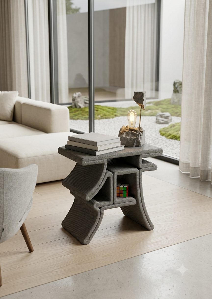 Kanji Side Table